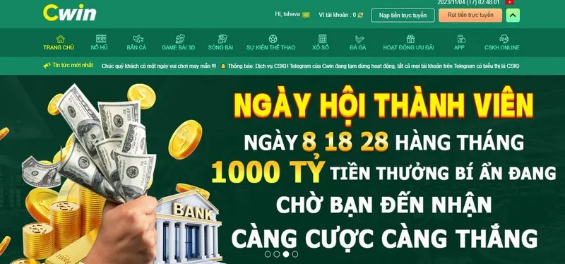 CWIN Casino là thương hiệu cá cược trực tuyến uy tín